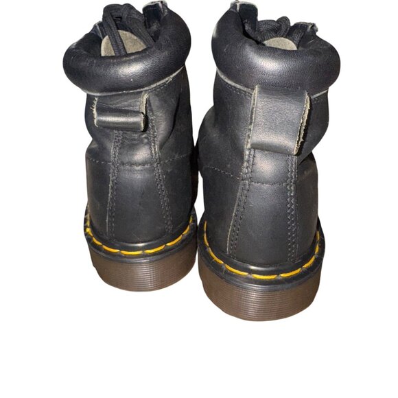 Vintage Dr. Martens 939 Black Leather Lace-Up Boots Goth Grunge Womens Size 6 - Picture 10 of 12